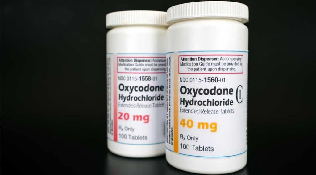 oxycodone pill bottles