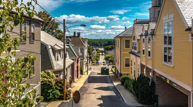street in Cranston Rhode Island