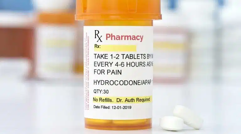 hydrocodone pill bottle