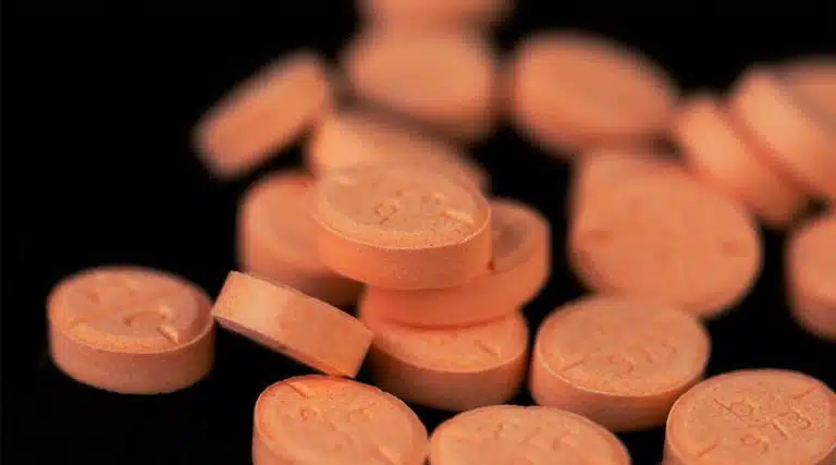 orange ritalin pills