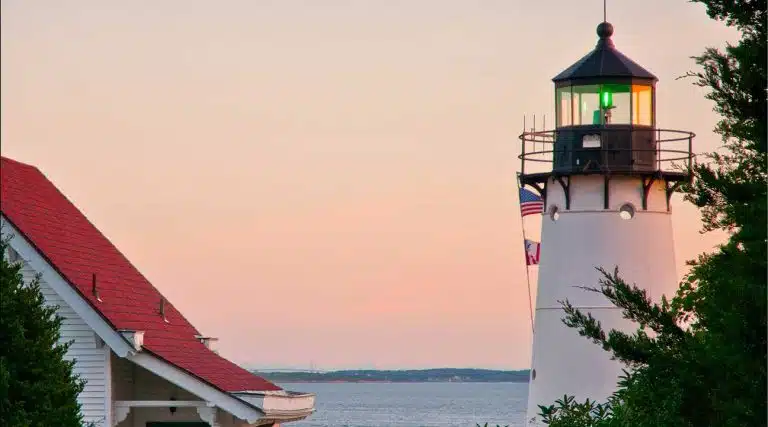 Warwick Lighthouse in Warwick, Rhode Island