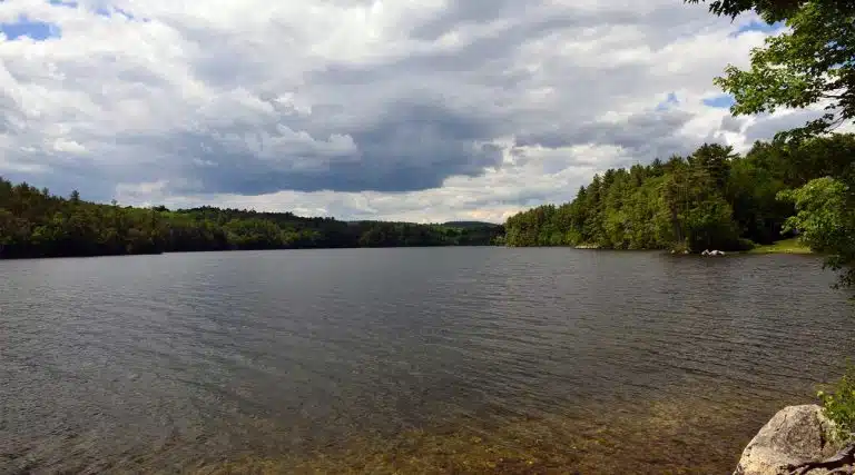 Auburn River Lake in Auburn Maine