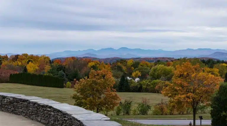 park in Autumn near South Burlington, Vermont