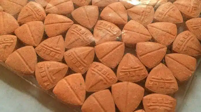 Orange Tesla Ecstasy Pills