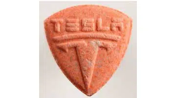 Orange Tesla Ecstasy Pill