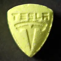 Yellow Tesla Ecstasy Pills