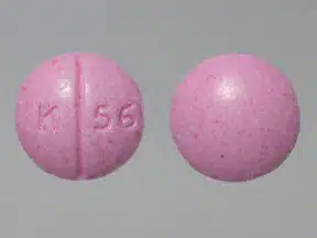 Pink Oxycodone Pills K 56 10mg Round pink pill